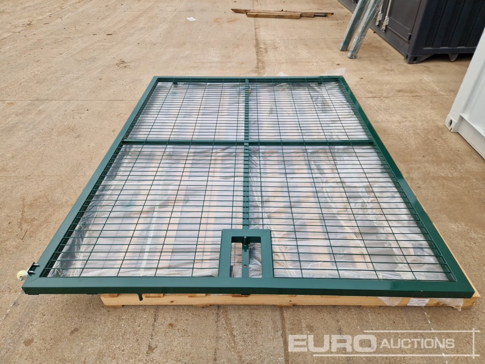 3m x 2.3m Heavy Duty Galvanized Powder Coated Gate (2 of), 100mm x 100mm Post (2 of), Assembly Kit (Green) - Строительное оборудование: фото 5 3m x 2.3m Heavy Duty Galvanized Powder Coated Gate (2 of), 100mm x 100mm Post (2 of), Assembly Kit (Green) - Строительное оборудование: фото 5