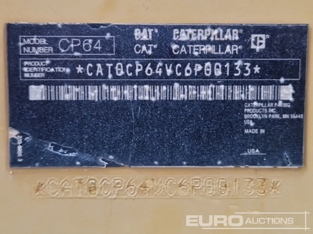 CAT CP64 - Каток: фото 3 CAT CP64 - Каток: фото 3