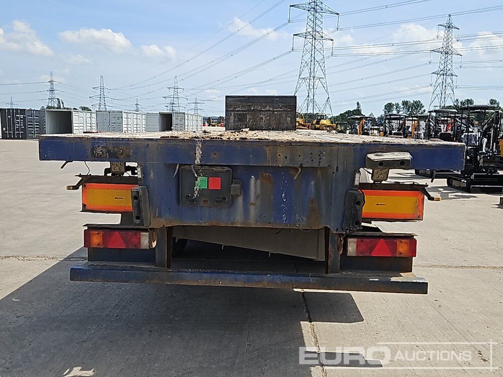 Haldex Tri Axle Extendable Flat Bed Trailer Rear Steer - Полуприцеп бортовой/ Платформа: фото 4 Haldex Tri Axle Extendable Flat Bed Trailer Rear Steer - Полуприцеп бортовой/ Платформа: фото 4