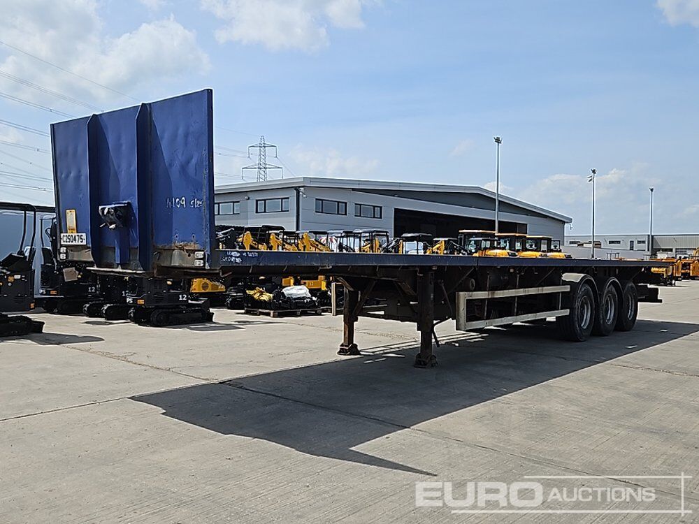 Haldex Tri Axle Extendable Flat Bed Trailer Rear Steer - Полуприцеп бортовой/ Платформа: фото 1 Haldex Tri Axle Extendable Flat Bed Trailer Rear Steer - Полуприцеп бортовой/ Платформа: фото 1