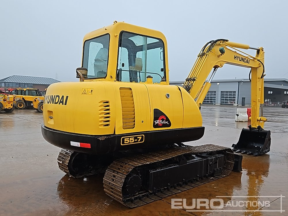 Hyundai R55-7 - Мини-экскаватор: фото 5 Hyundai R55-7 - Мини-экскаватор: фото 5