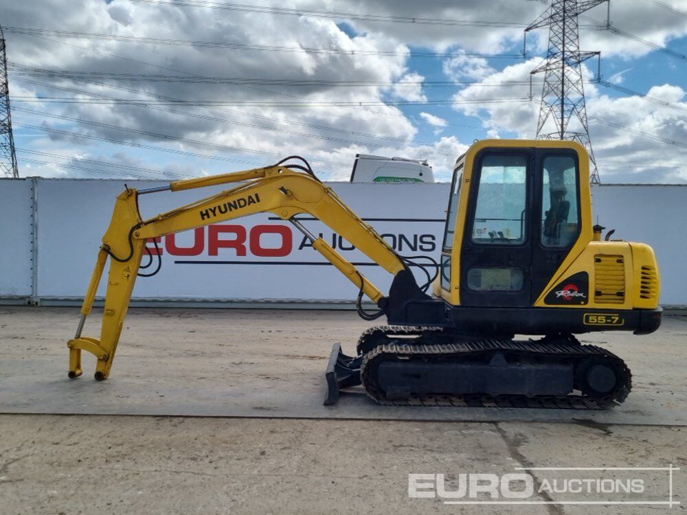Hyundai R55-7 - Мини-экскаватор: фото 2 Hyundai R55-7 - Мини-экскаватор: фото 2