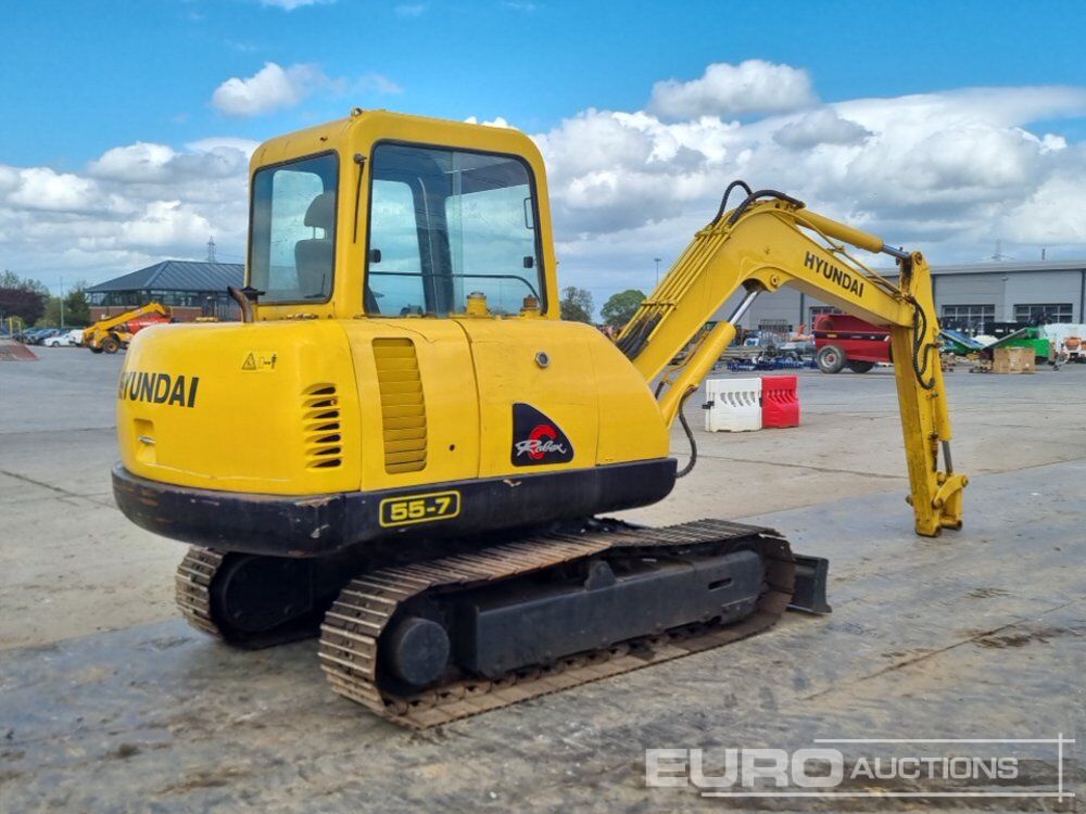 Hyundai R55-7 - Мини-экскаватор: фото 5 Hyundai R55-7 - Мини-экскаватор: фото 5