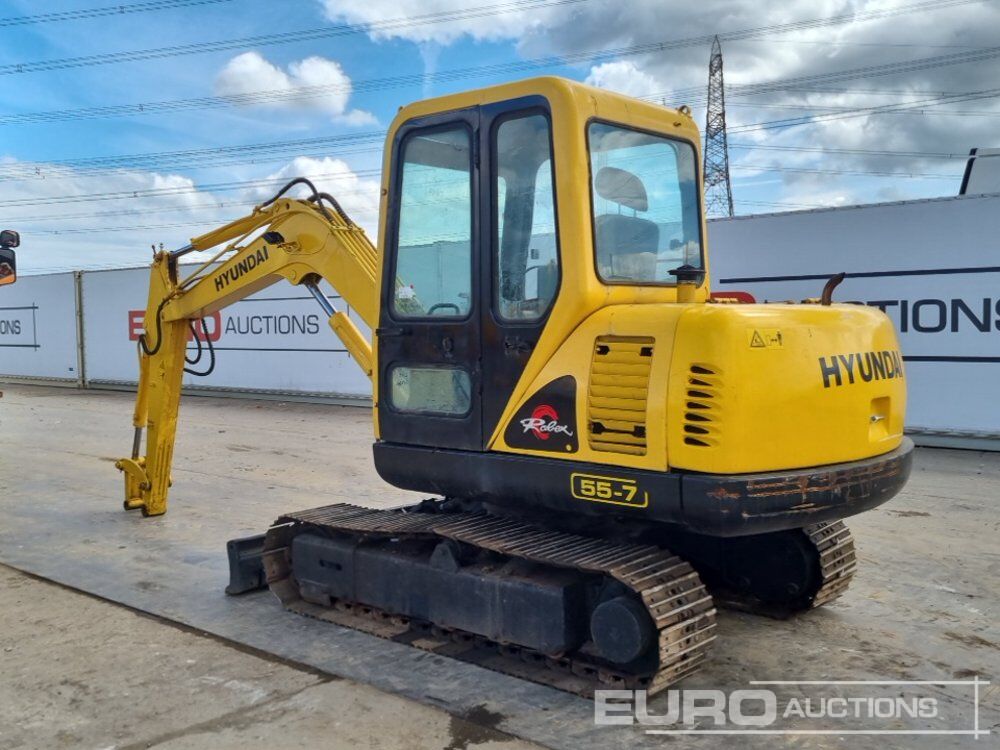 Hyundai R55-7 - Мини-экскаватор: фото 3 Hyundai R55-7 - Мини-экскаватор: фото 3