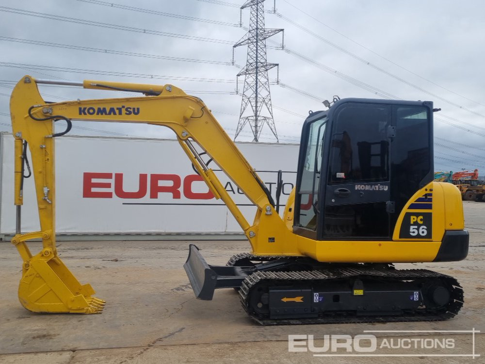 Komatsu PC56-7 - Мини-экскаватор: фото 2 Komatsu PC56-7 - Мини-экскаватор: фото 2