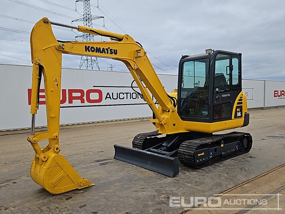 Komatsu PC56-7 - Мини-экскаватор: фото 1 Komatsu PC56-7 - Мини-экскаватор: фото 1