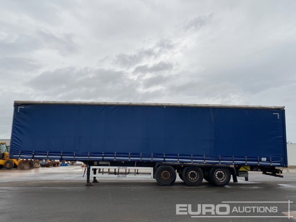 Krone SD 45' Tri Axle Curtainsider Trailer, BPW Axles - Тентованный полуприцеп: фото 2 Krone SD 45' Tri Axle Curtainsider Trailer, BPW Axles - Тентованный полуприцеп: фото 2
