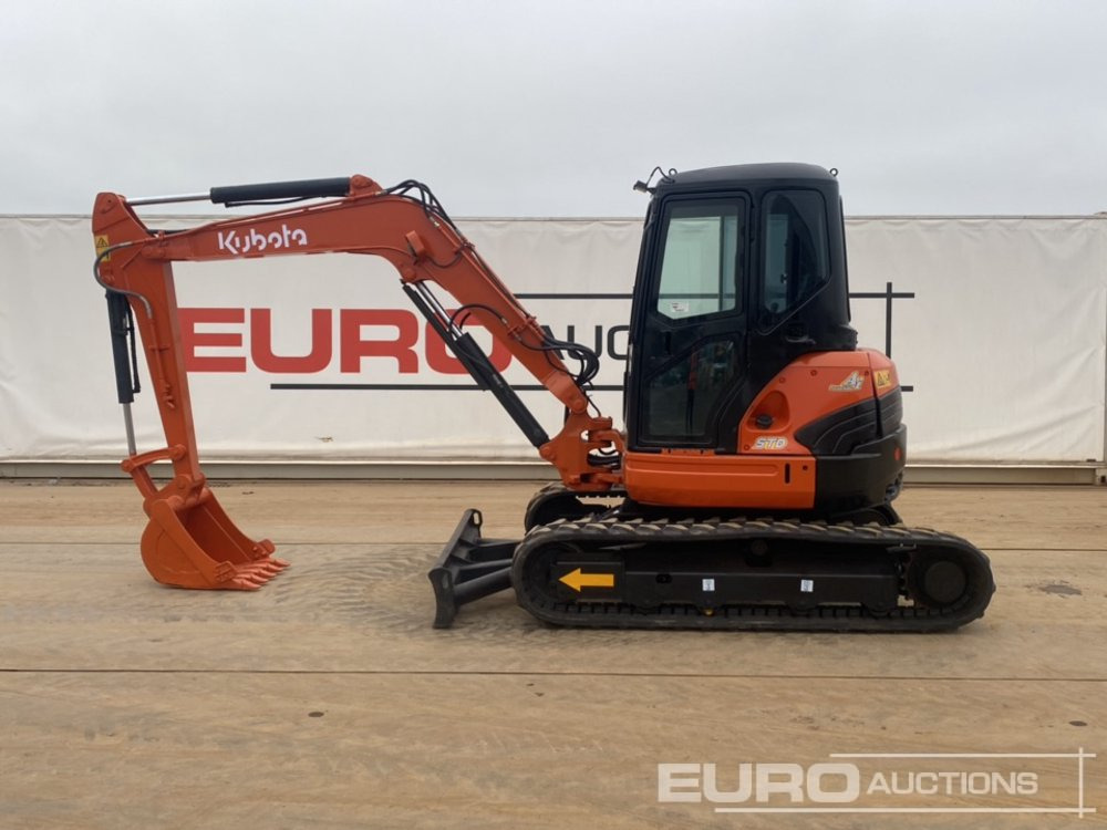 Kubota U55-4 - Мини-экскаватор: фото 2 Kubota U55-4 - Мини-экскаватор: фото 2