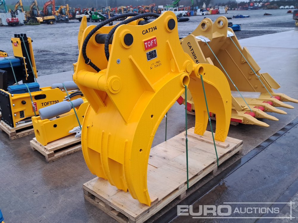 Unused 2025 Toft ASC65 Hydraylic 5 Tyne Grapple 65mm Pin to suit 13 Ton Excavator - Навесное оборудование для Экскаваторов: фото 3 Unused 2025 Toft ASC65 Hydraylic 5 Tyne Grapple 65mm Pin to suit 13 Ton Excavator - Навесное оборудование для Экскаваторов: фото 3