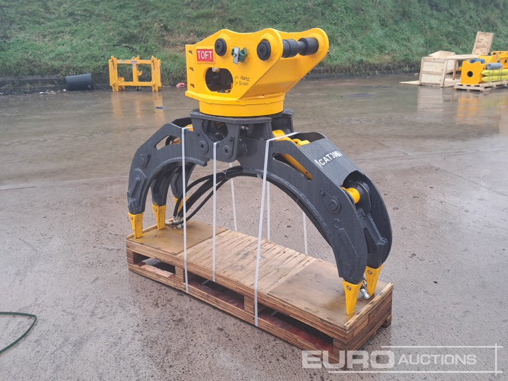 Unused 2025 Toft TOFT04G Hydraulic Rotating Grapple 45mm Pin to suit 4-6 Ton Excavator - Навесное оборудование для Экскаваторов: фото 1 Unused 2025 Toft TOFT04G Hydraulic Rotating Grapple 45mm Pin to suit 4-6 Ton Excavator - Навесное оборудование для Экскаваторов: фото 1
