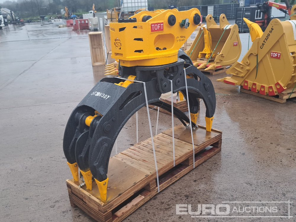 Unused 2025 Toft TOFT04G Hydraulic Rotating Grapple 45mm Pin to suit 4-6 Ton Excavator - Навесное оборудование для Экскаваторов: фото 4 Unused 2025 Toft TOFT04G Hydraulic Rotating Grapple 45mm Pin to suit 4-6 Ton Excavator - Навесное оборудование для Экскаваторов: фото 4