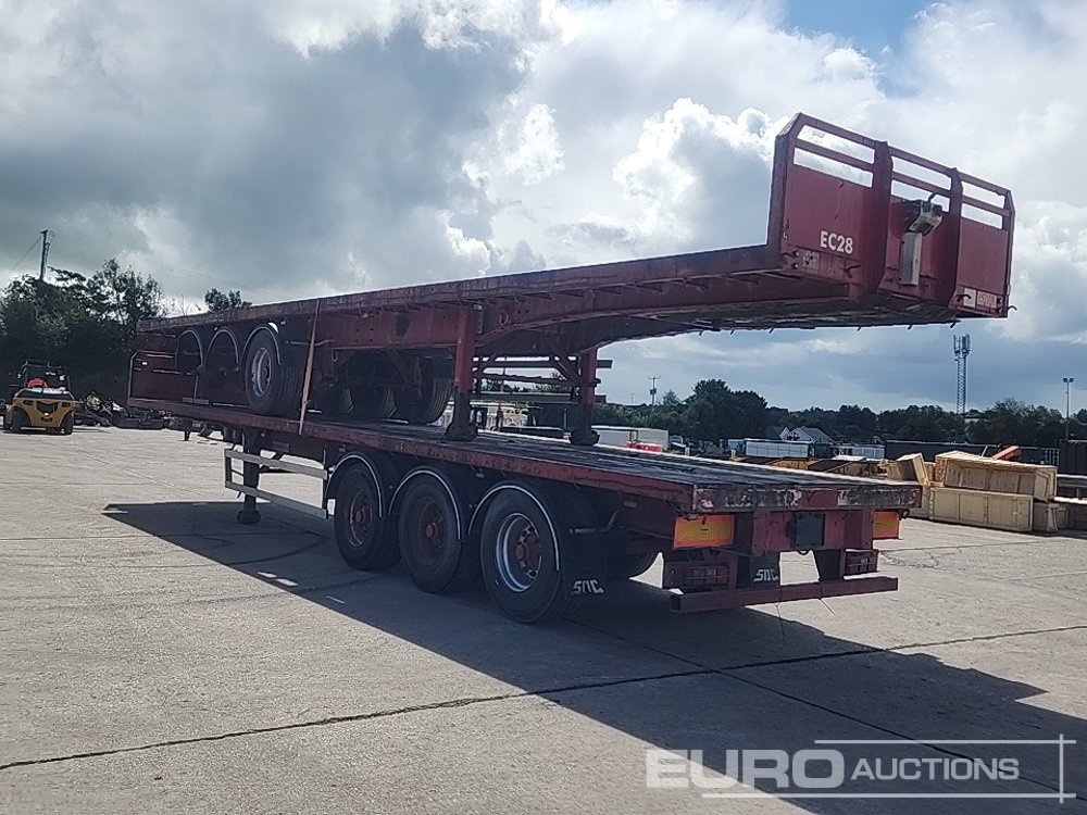 SDC 42 & 40' Tri Axle Flat Trailer, BPW Axles (2 of) - Полуприцеп бортовой/ Платформа: фото 3 SDC 42 & 40' Tri Axle Flat Trailer, BPW Axles (2 of) - Полуприцеп бортовой/ Платформа: фото 3