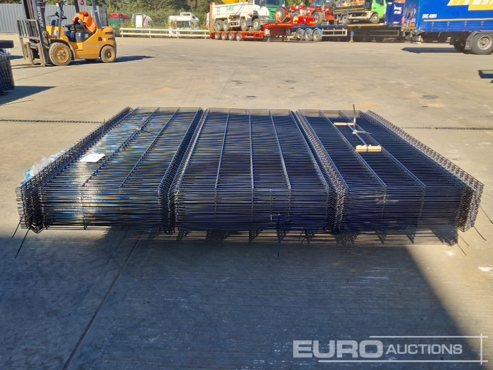 Unused Galvanised & Powder Coated Heavy Duty (5mm) Wire Mesh Fencing, 25 x H2.4m x W2.2m Panels, 26 x 60mm x 60mm x3m Posts, with Fittings (Black) - Сельскохозяйственная техника: фото 2 Unused Galvanised & Powder Coated Heavy Duty (5mm) Wire Mesh Fencing, 25 x H2.4m x W2.2m Panels, 26 x 60mm x 60mm x3m Posts, with Fittings (Black) - Сельскохозяйственная техника: фото 2