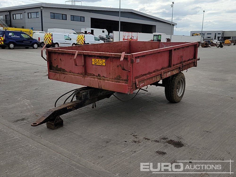 Single Axle Draw Bar Hydrailic Tipping Trailer - Сельскохозяйственный прицеп: фото 1 Single Axle Draw Bar Hydrailic Tipping Trailer - Сельскохозяйственный прицеп: фото 1