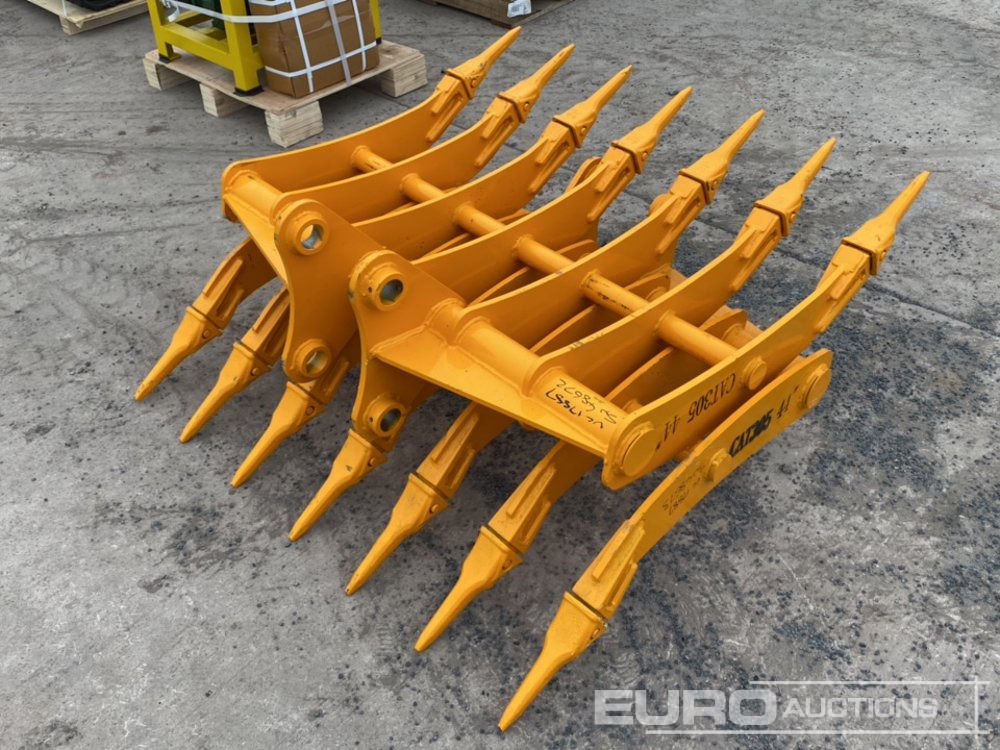 Unused 44" Rake 45mm Pin to suit 4-6 Ton Excavator - Ковш: фото 2 Unused 44" Rake 45mm Pin to suit 4-6 Ton Excavator - Ковш: фото 2