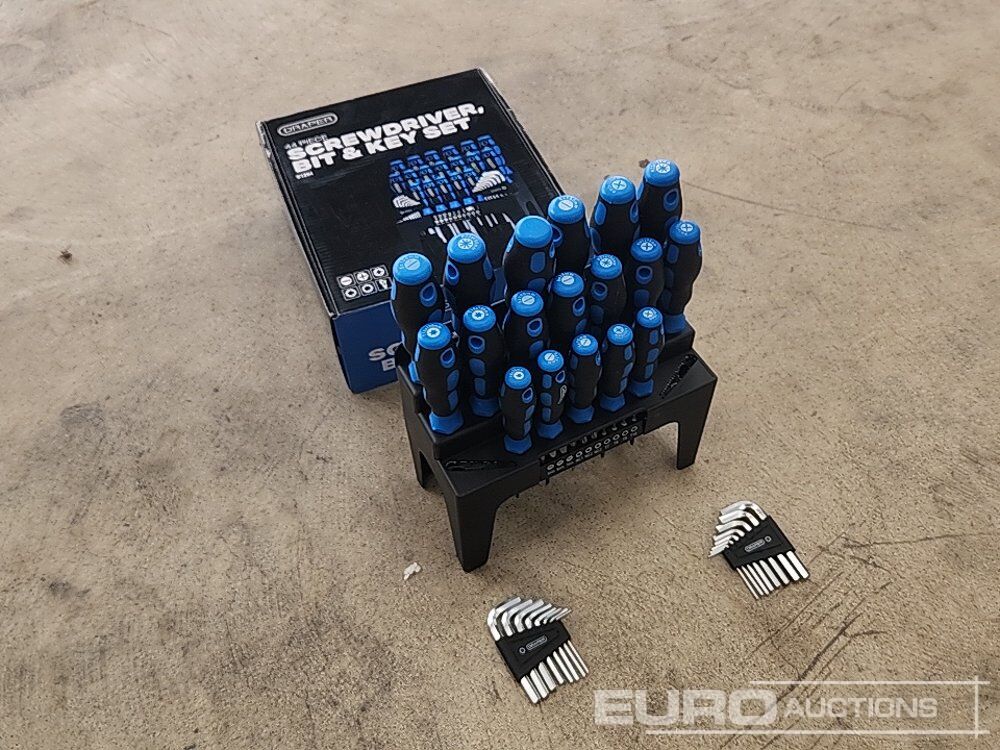 Unused 44pc Screwdriver, Bit & Key Set - Оборудование для гаражей/ Мастерских: фото 1 Unused 44pc Screwdriver, Bit & Key Set - Оборудование для гаражей/ Мастерских: фото 1