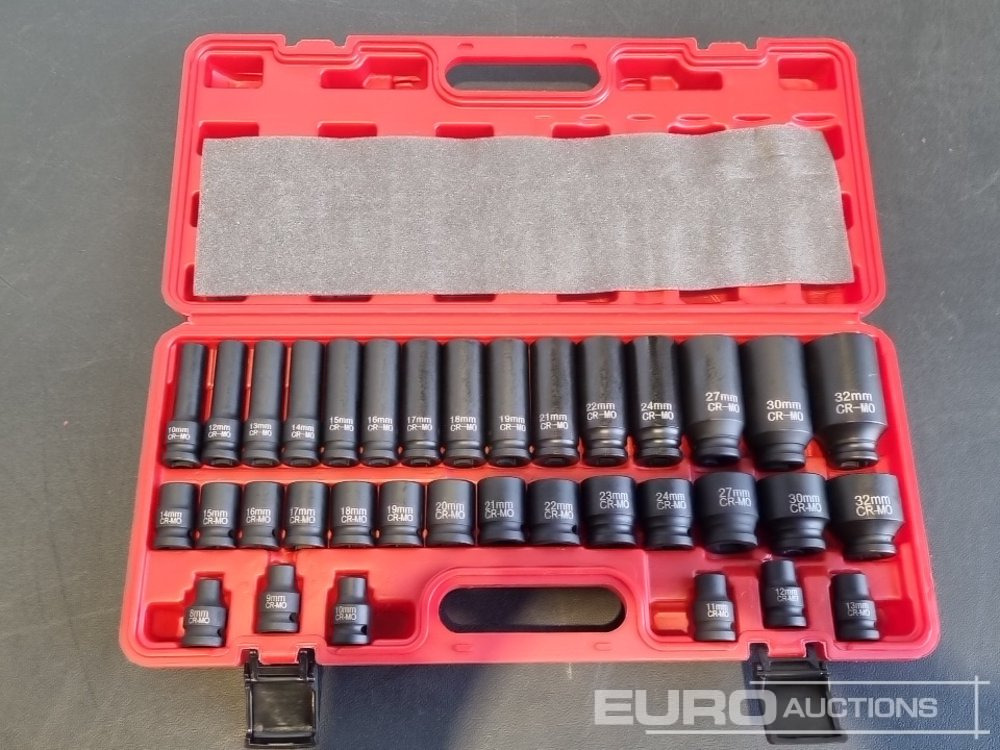 Unused Boss 1/2" 35pc Pneumatic Long & Short Sleeve Socket Set - Строительное оборудование: фото 4 Unused Boss 1/2" 35pc Pneumatic Long & Short Sleeve Socket Set - Строительное оборудование: фото 4