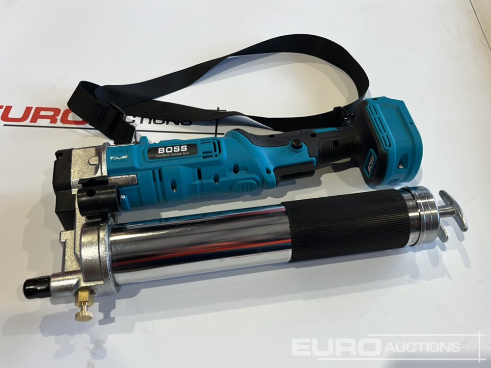 Строительное оборудование Unused Boss 21 Volt Lithium Battery Cordless Grease Gun, 2 Batteries, Charger, Case, Shoulder Strap, Extension Pieces and Fittings: фото 10 Строительное оборудование Unused Boss 21 Volt Lithium Battery Cordless Grease Gun, 2 Batteries, Charger, Case, Shoulder Strap, Extension Pieces and Fittings: фото 10