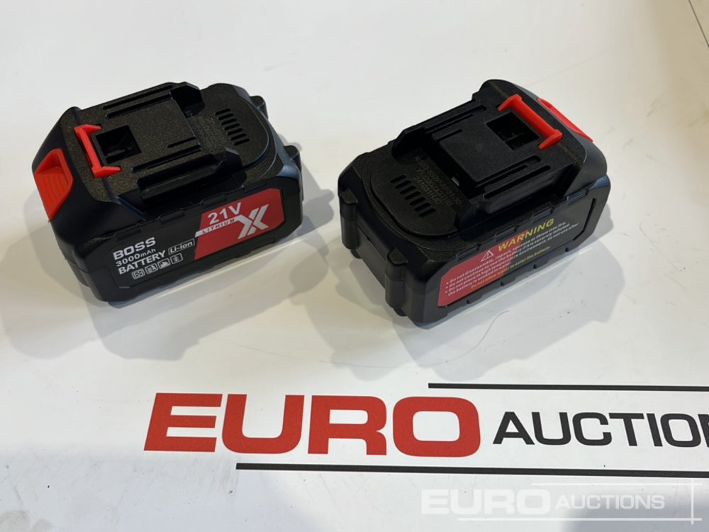 Строительное оборудование Unused Boss 21 Volt Lithium Battery Cordless Grease Gun, 2 Batteries, Charger, Case, Shoulder Strap, Extension Pieces and Fittings: фото 9 Строительное оборудование Unused Boss 21 Volt Lithium Battery Cordless Grease Gun, 2 Batteries, Charger, Case, Shoulder Strap, Extension Pieces and Fittings: фото 9