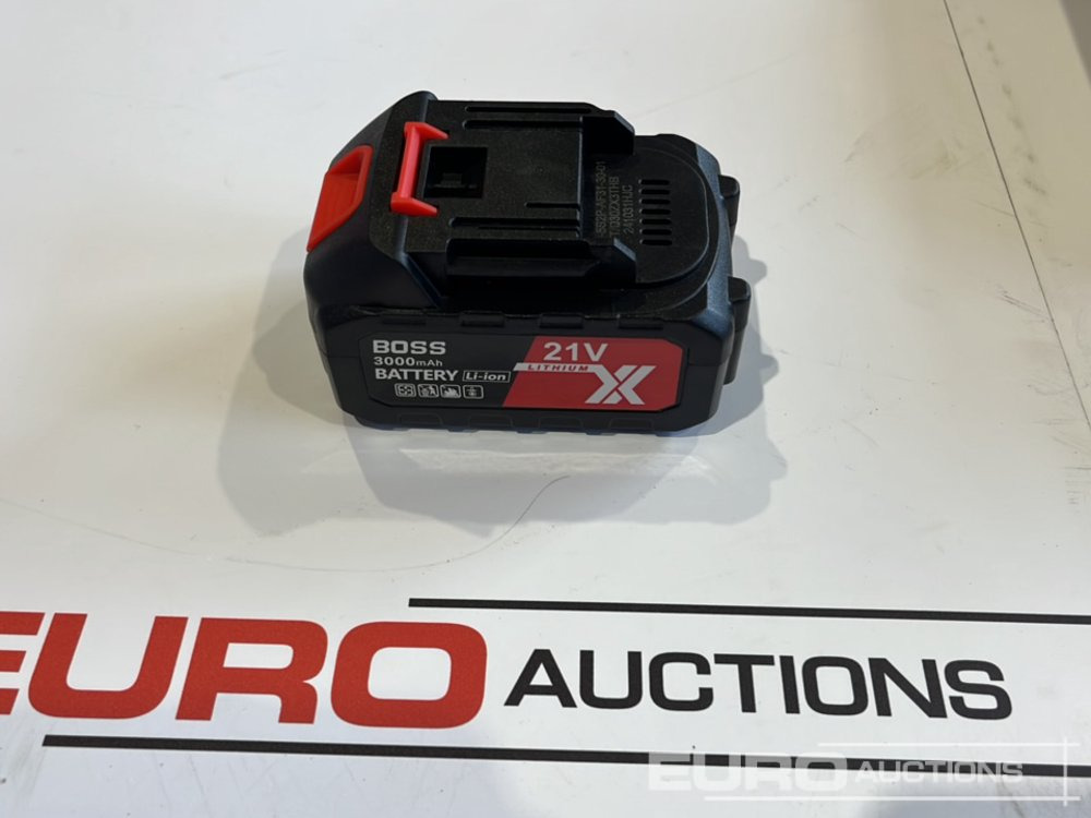 Строительное оборудование Unused Boss 21 Volt Lithium Battery Cordless Grease Gun, 2 Batteries, Charger, Case, Shoulder Strap, Extension Pieces and Fittings: фото 7 Строительное оборудование Unused Boss 21 Volt Lithium Battery Cordless Grease Gun, 2 Batteries, Charger, Case, Shoulder Strap, Extension Pieces and Fittings: фото 7