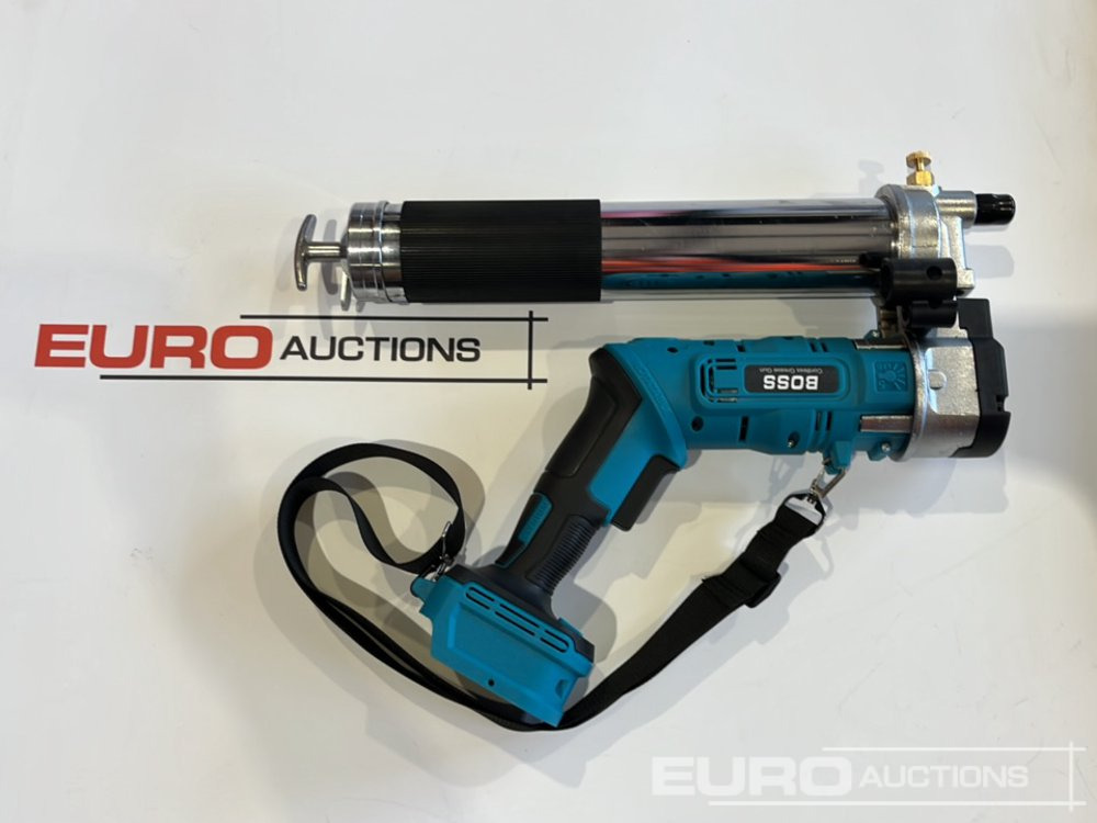 Строительное оборудование Unused Boss 21 Volt Lithium Battery Cordless Grease Gun, 2 Batteries, Charger, Case, Shoulder Strap, Extension Pieces and Fittings: фото 12 Строительное оборудование Unused Boss 21 Volt Lithium Battery Cordless Grease Gun, 2 Batteries, Charger, Case, Shoulder Strap, Extension Pieces and Fittings: фото 12