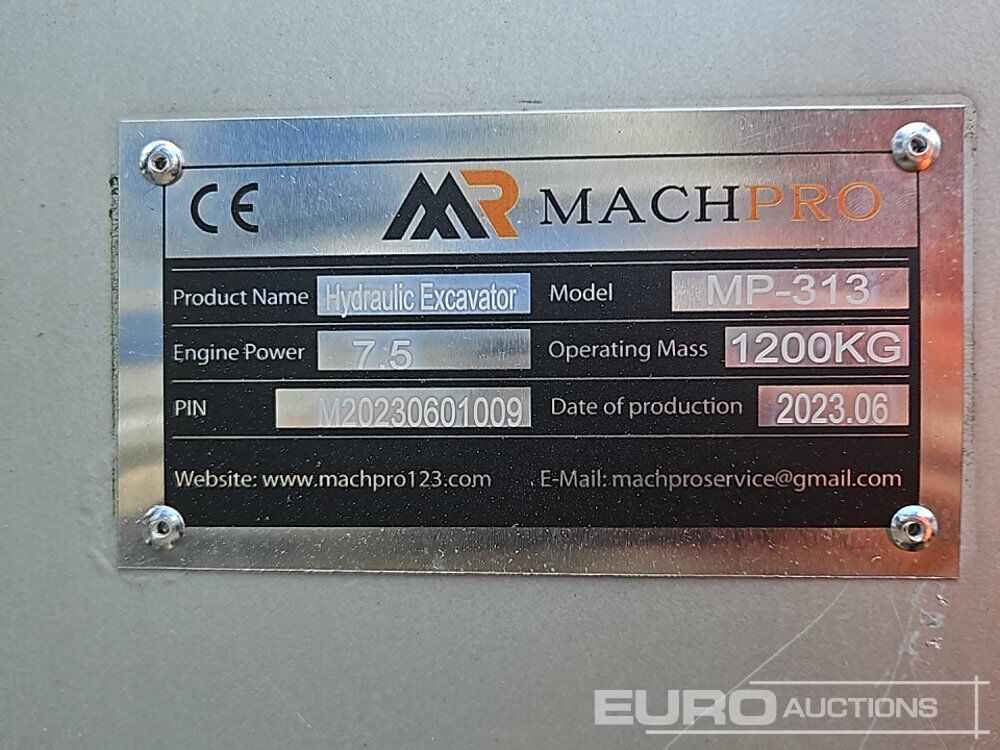 Unused Machpro MP-313 - Мини-экскаватор: фото 2 Unused Machpro MP-313 - Мини-экскаватор: фото 2