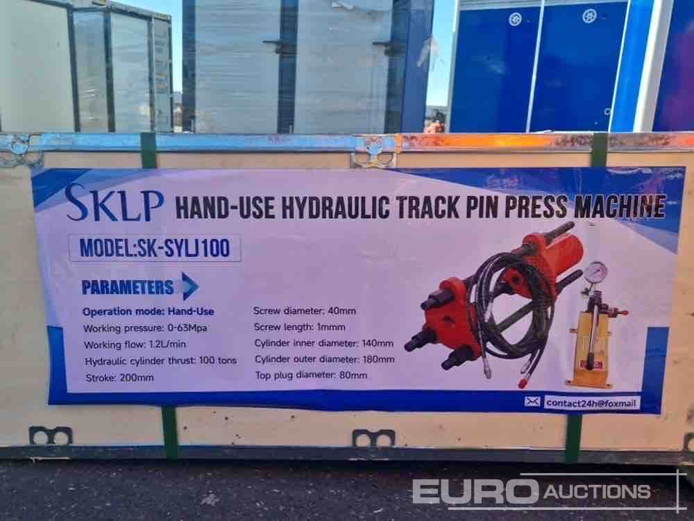 Unused SKLP SK-SYLJ100 Hand Use Track Press Machine - Строительное оборудование: фото 1 Unused SKLP SK-SYLJ100 Hand Use Track Press Machine - Строительное оборудование: фото 1