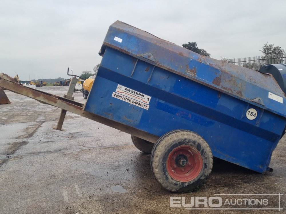 Western 2000 Litre Single Axle Bunded Fuel Bowser, Manul Pump - Резервуар для хранения: фото 5 Western 2000 Litre Single Axle Bunded Fuel Bowser, Manul Pump - Резервуар для хранения: фото 5