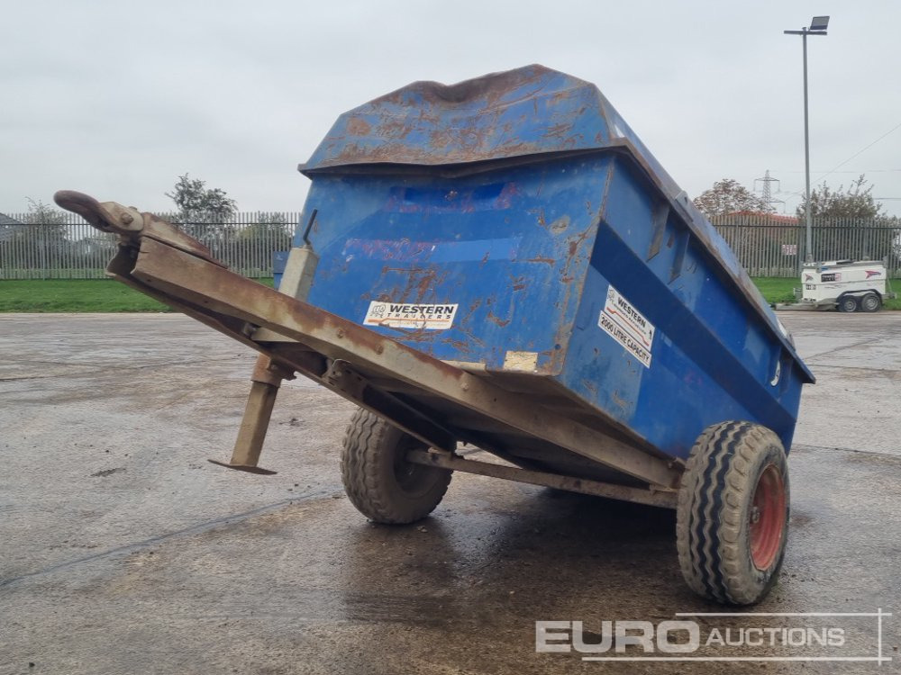 Western 2000 Litre Single Axle Bunded Fuel Bowser, Manul Pump - Резервуар для хранения: фото 4 Western 2000 Litre Single Axle Bunded Fuel Bowser, Manul Pump - Резервуар для хранения: фото 4