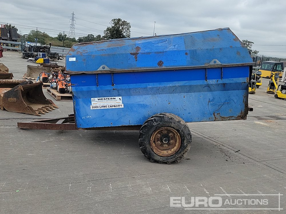 Western 2000 Litre Single Axle Bunded Fuel Bowser - Резервуар для хранения: фото 2 Western 2000 Litre Single Axle Bunded Fuel Bowser - Резервуар для хранения: фото 2