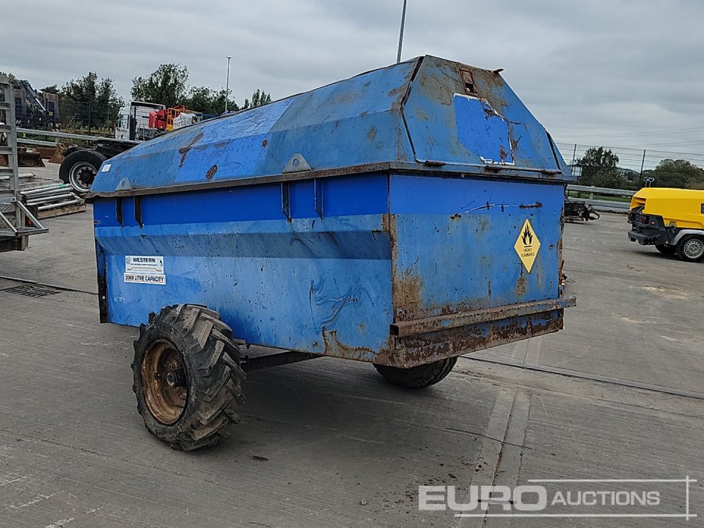 Western 2000 Litre Single Axle Bunded Fuel Bowser - Резервуар для хранения: фото 3 Western 2000 Litre Single Axle Bunded Fuel Bowser - Резервуар для хранения: фото 3