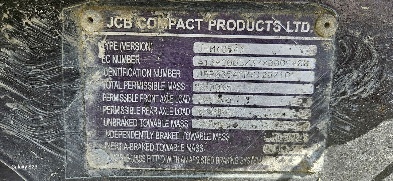 Трактор JCB 354: фото 6 Трактор JCB 354: фото 6