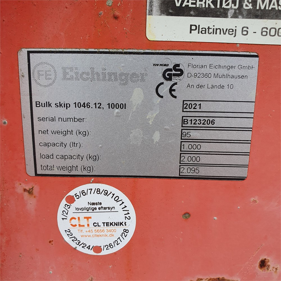 Eichinger 1000 liter - Бетономешалка: фото 5 Eichinger 1000 liter - Бетономешалка: фото 5