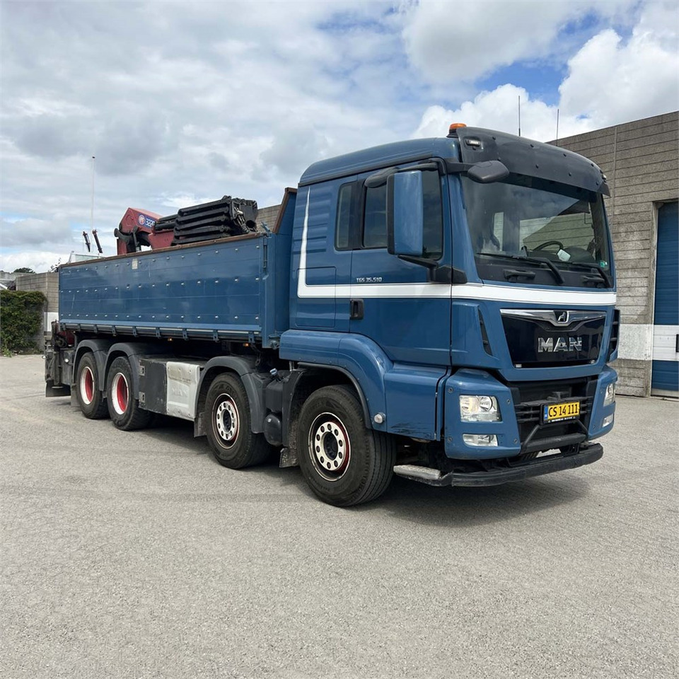 MAN TGS 35.510 8x4 BL - Автоманипулятор, Грузовик бортовой/ Платформа: фото 1 MAN TGS 35.510 8x4 BL - Автоманипулятор, Грузовик бортовой/ Платформа: фото 1