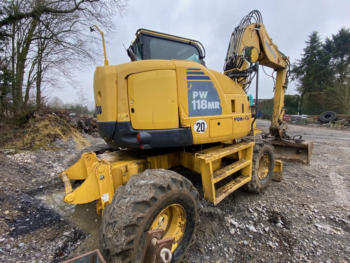 Komatsu PW118MR-8 - Колёсный экскаватор: фото 3 Komatsu PW118MR-8 - Колёсный экскаватор: фото 3