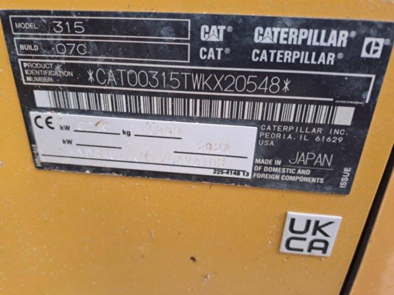 CAT 315 - Гусеничный экскаватор: фото 5 CAT 315 - Гусеничный экскаватор: фото 5