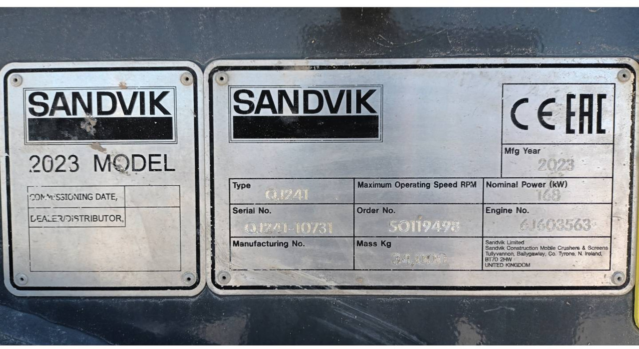 Дробилка SANDVIK MINING & CONSTRUCTION QJ241: фото 7