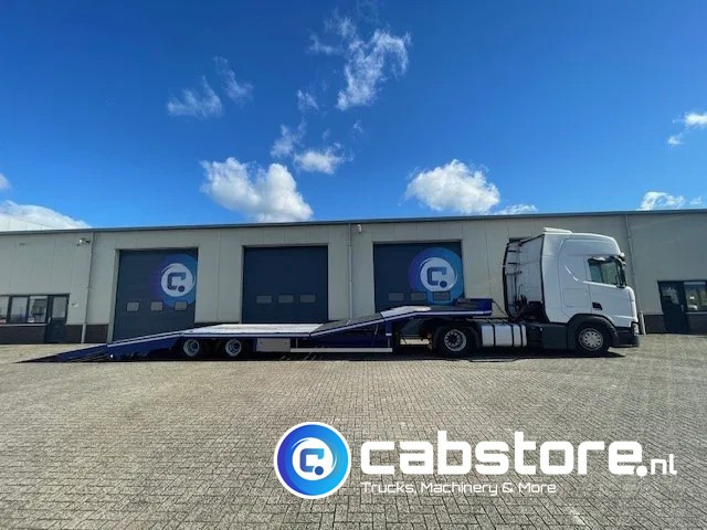 Полуприцеп-автовоз TURBO'S HOET SC22AA 2-assige oprij trailer Machine transporter - Uitschuif ramp !! - Year 2017 - Good condition -: фото 6