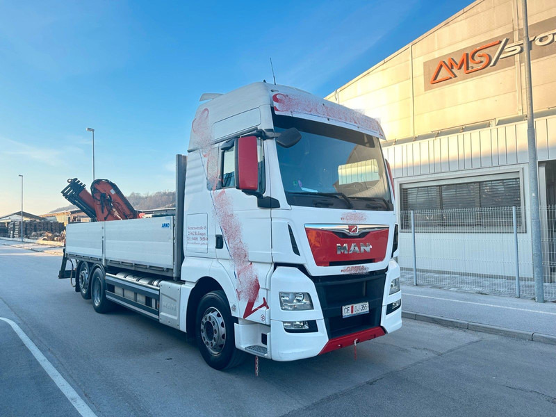MAN TGX 26.440 - Грузовик бортовой/ Платформа, Автоманипулятор: фото 1 MAN TGX 26.440 - Грузовик бортовой/ Платформа, Автоманипулятор: фото 1