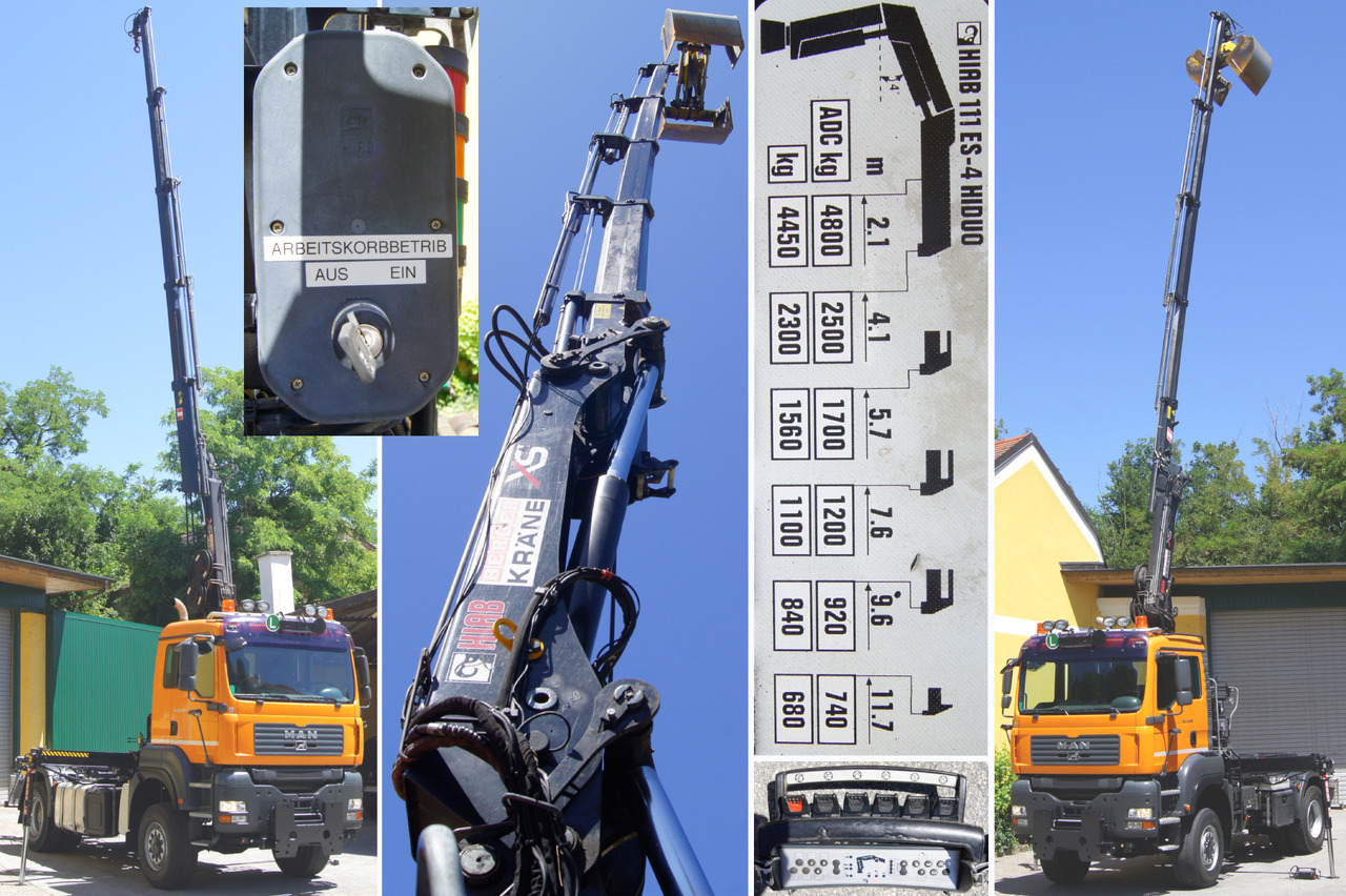 Тросовый мультилифт, Автоманипулятор MAN TGA 18.360 BL 4x4/Euro4/TÜV/HIAB 111 korbfähig/MULTILIFT/Winterdienst: фото 12
