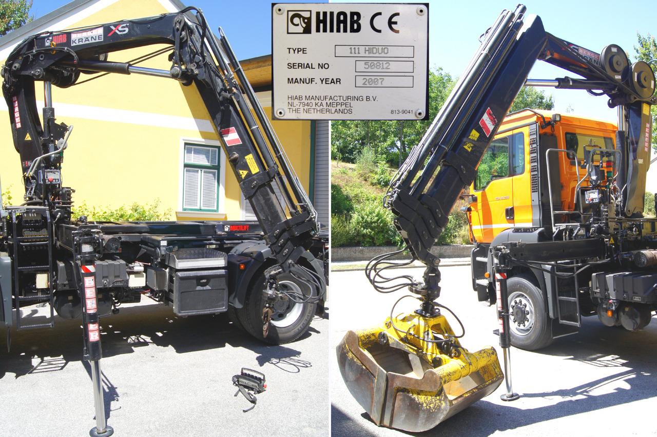 Тросовый мультилифт, Автоманипулятор MAN TGA 18.360 BL 4x4/Euro4/TÜV/HIAB 111 korbfähig/MULTILIFT/Winterdienst: фото 11