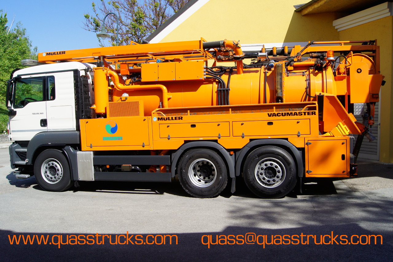 MAN TGS 28.360 BL 6x2-4/MÜLLER-KOMBI + Funk/TÜV/Euro5 - Ассенизатор: фото 2 MAN TGS 28.360 BL 6x2-4/MÜLLER-KOMBI + Funk/TÜV/Euro5 - Ассенизатор: фото 2