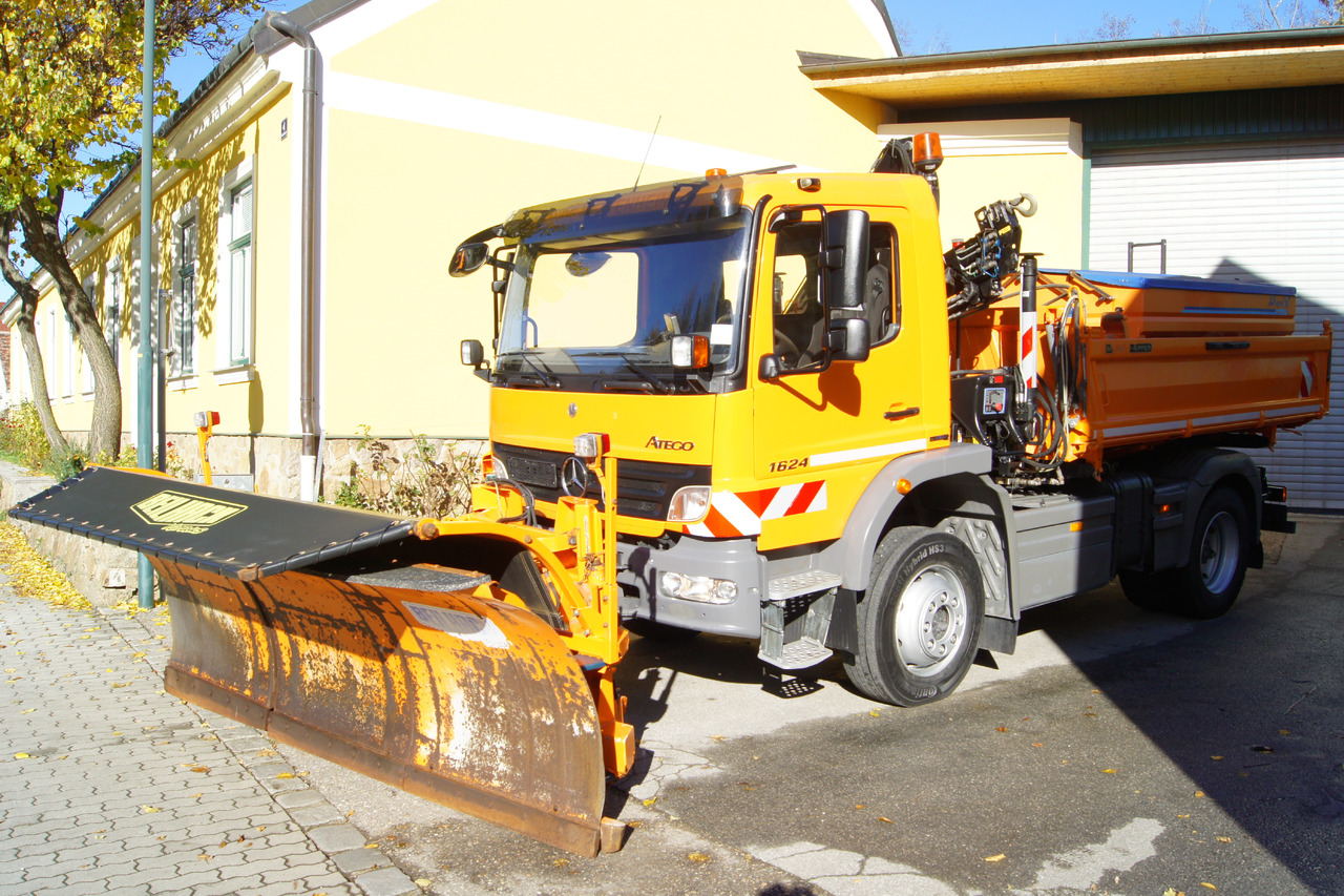 MERCEDES-BENZ ATEGO 1624 4x4/TÜV/Euro 5/HIAB/MEILLER/Winterdienst/Streuer/Schneepflug - Самосвал, Автоманипулятор: фото 2 MERCEDES-BENZ ATEGO 1624 4x4/TÜV/Euro 5/HIAB/MEILLER/Winterdienst/Streuer/Schneepflug - Самосвал, Автоманипулятор: фото 2