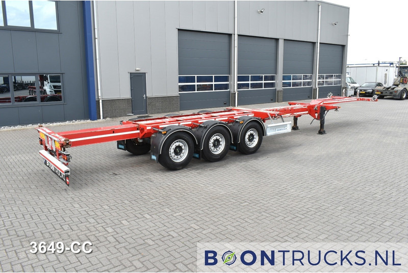 D-Tec FLEXITRAILER | 2x20-30-40-45ft HC * 2x LIFT AXLE * 2x EXTENDABLE * DISC BRAKES - Полуприцеп-контейнеровоз/ Сменный кузов: фото 2 D-Tec FLEXITRAILER | 2x20-30-40-45ft HC * 2x LIFT AXLE * 2x EXTENDABLE * DISC BRAKES - Полуприцеп-контейнеровоз/ Сменный кузов: фото 2