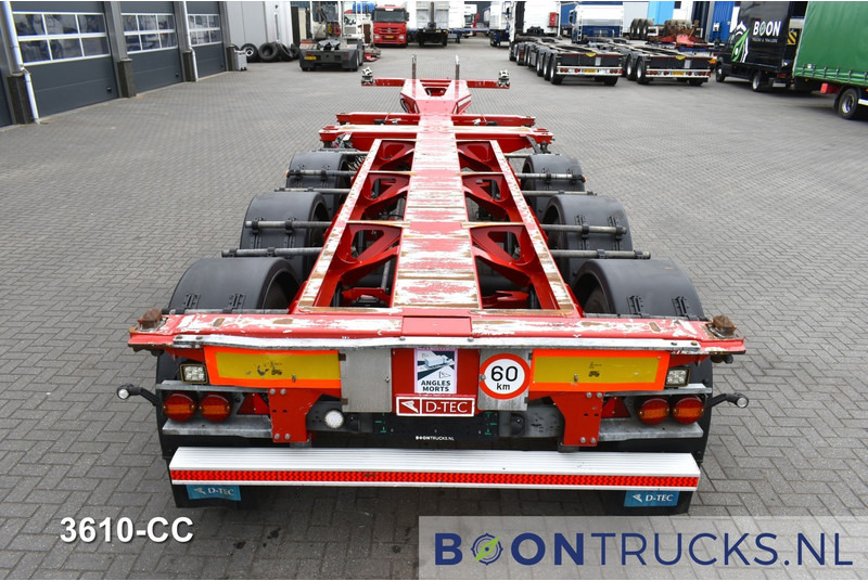 Полуприцеп-контейнеровоз/ Сменный кузов D-Tec FLEXITRAILER | 2x20-30-40-45ft HC * 2x LIFT AXLE * 2x EXTENDABLE * DISC BRAKES: фото 6
