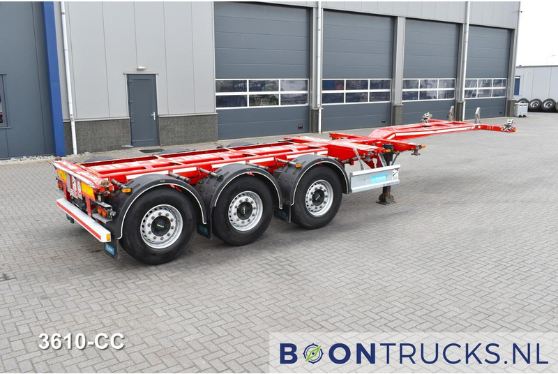 D-Tec FLEXITRAILER | 2x20-30-40-45ft HC * 2x LIFT AXLE * 2x EXTENDABLE * DISC BRAKES - Полуприцеп-контейнеровоз/ Сменный кузов: фото 1 D-Tec FLEXITRAILER | 2x20-30-40-45ft HC * 2x LIFT AXLE * 2x EXTENDABLE * DISC BRAKES - Полуприцеп-контейнеровоз/ Сменный кузов: фото 1