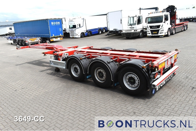 D-Tec FLEXITRAILER | 2x20-30-40-45ft HC * 2x LIFT AXLE * 2x EXTENDABLE * DISC BRAKES - Полуприцеп-контейнеровоз/ Сменный кузов: фото 3 D-Tec FLEXITRAILER | 2x20-30-40-45ft HC * 2x LIFT AXLE * 2x EXTENDABLE * DISC BRAKES - Полуприцеп-контейнеровоз/ Сменный кузов: фото 3