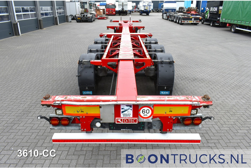 Полуприцеп-контейнеровоз/ Сменный кузов D-Tec FLEXITRAILER | 2x20-30-40-45ft HC * 2x LIFT AXLE * 2x EXTENDABLE * DISC BRAKES: фото 7