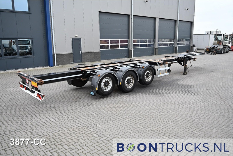 D-Tec FLEXITRAILER LS | 2x20-30-40-45ft HC * 2x LIFT AXLE * BPW / DISC * 2x EXTENDABLE - Полуприцеп-контейнеровоз/ Сменный кузов: фото 2 D-Tec FLEXITRAILER LS | 2x20-30-40-45ft HC * 2x LIFT AXLE * BPW / DISC * 2x EXTENDABLE - Полуприцеп-контейнеровоз/ Сменный кузов: фото 2