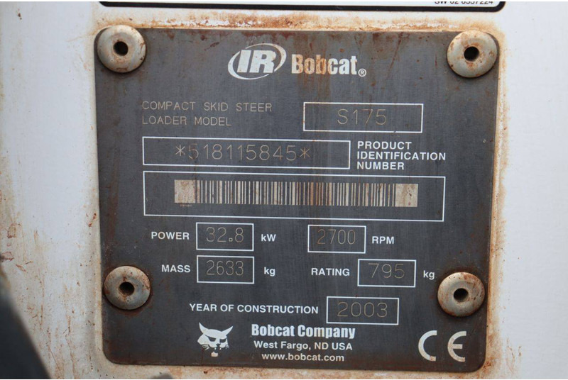 Колёсный погрузчик Bobcat S175: фото 20